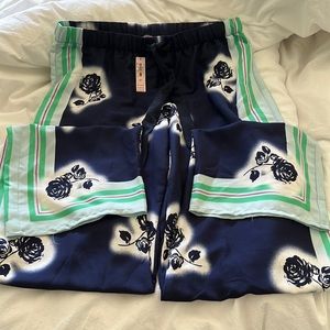VS satin pants NWT